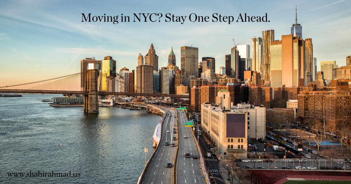 Moving in NYC Stay One Step Ahead. (1)